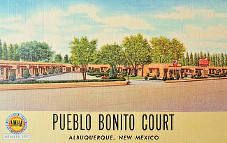Pueblo Bonito Court in Albuquerque, New Mexico